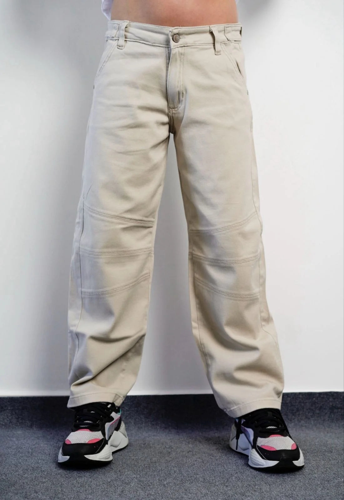 Pantalón Baggy Gabardina