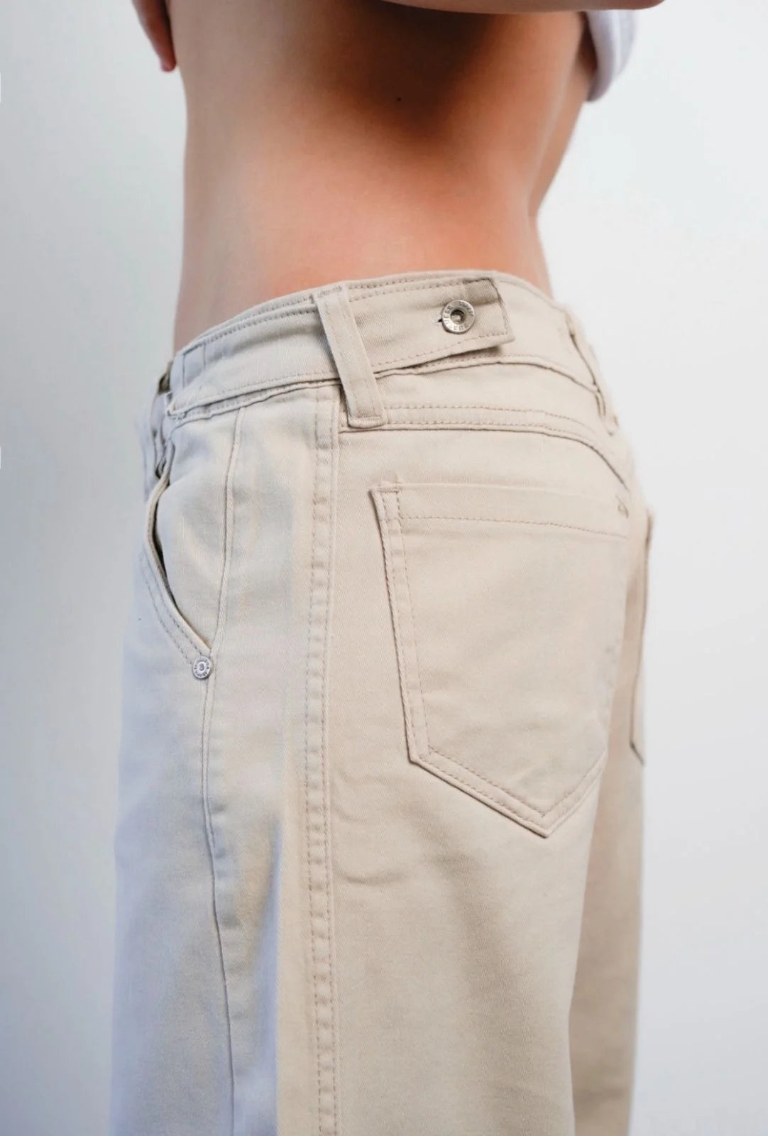 Pantalón Baggy Gabardina